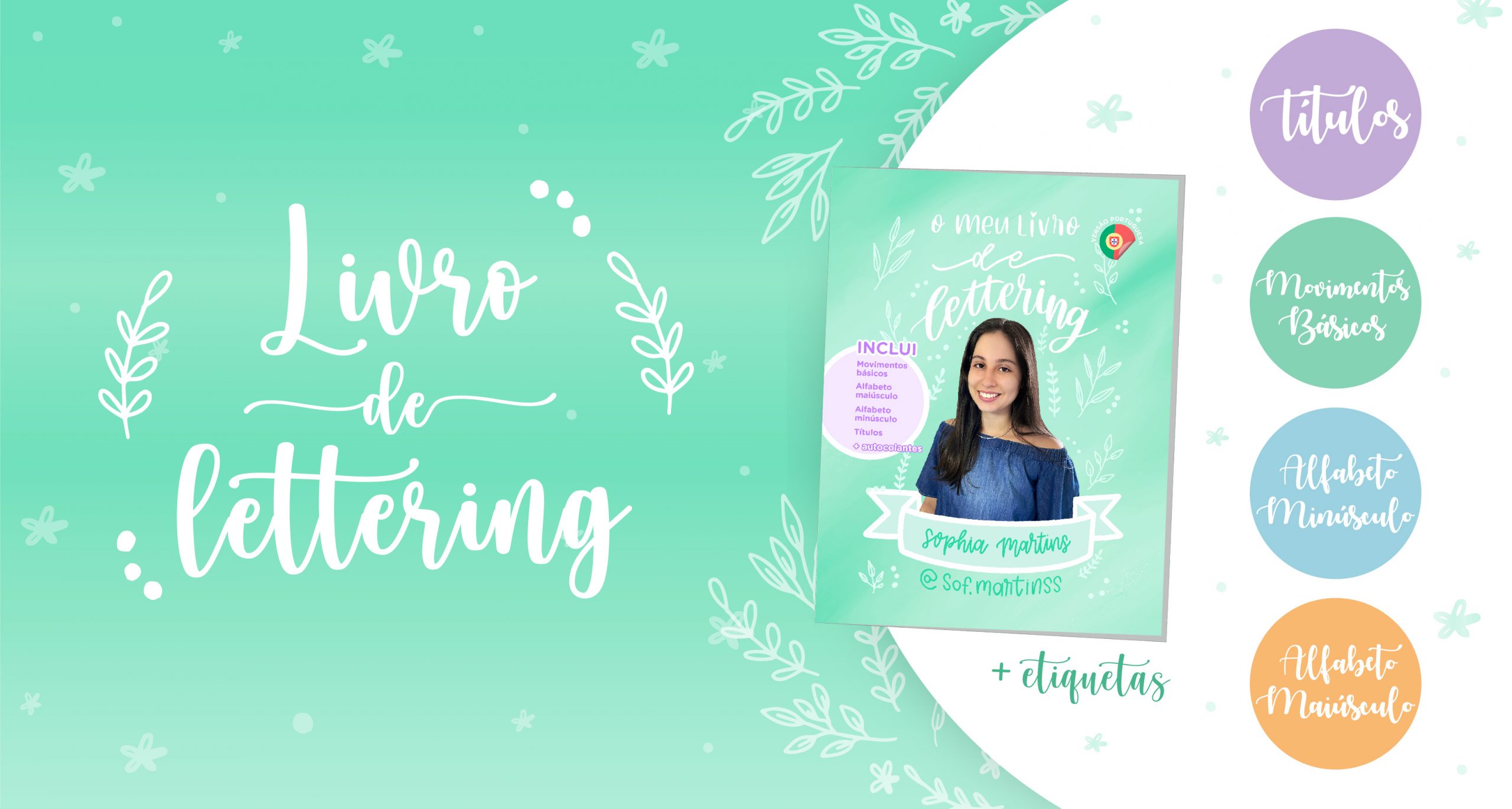 Livro de Lettering by: Sof Martins