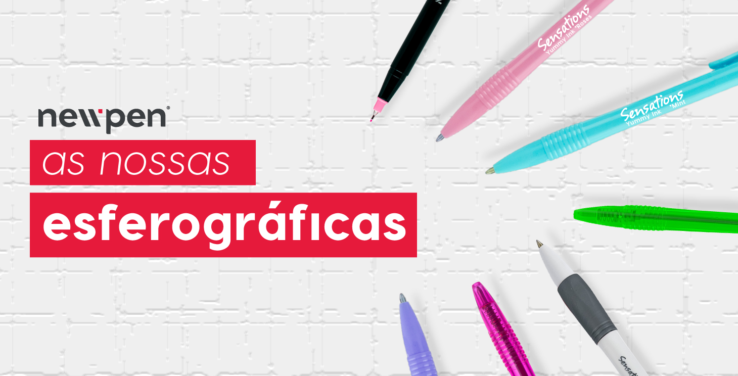 As nossas esferográficas
