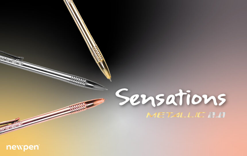 Chegaram as Novas Newpen Sensations Metallic 2.0