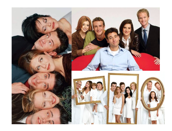 Friends, HIMYM, Modern Family
