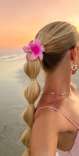 cabelo de verão praia - rabo de cavalo