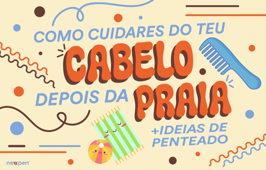 Como cuidares do cabelo depois da praia
